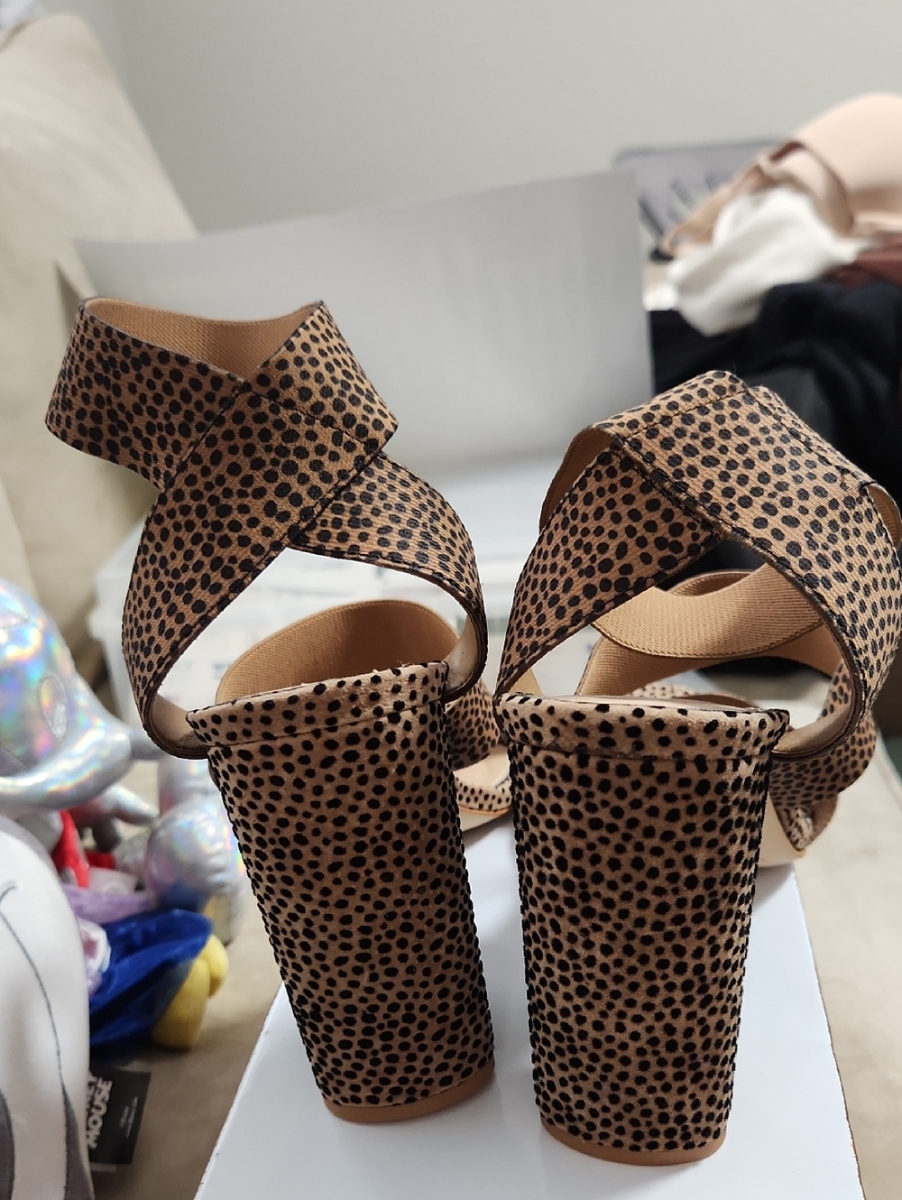 Gianni Bini Cheetah Print Heels - Picture 4 of 5